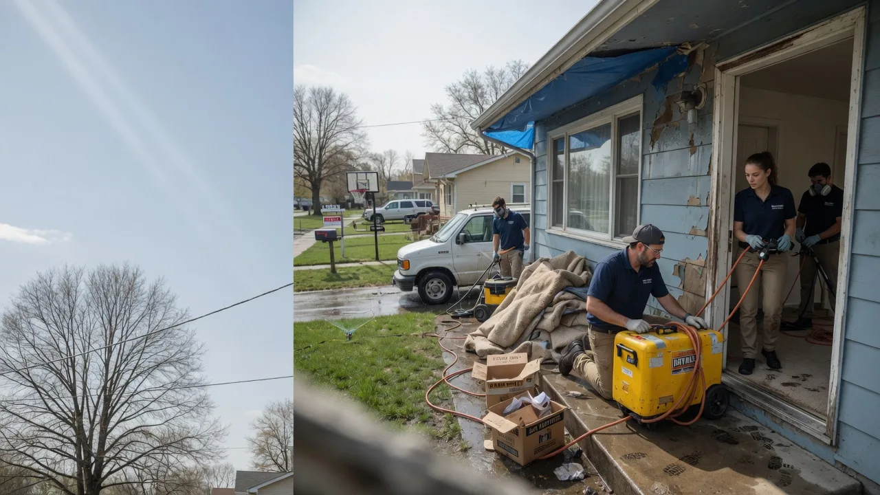 Basement Flood Cleanup in Lefors, TX near me